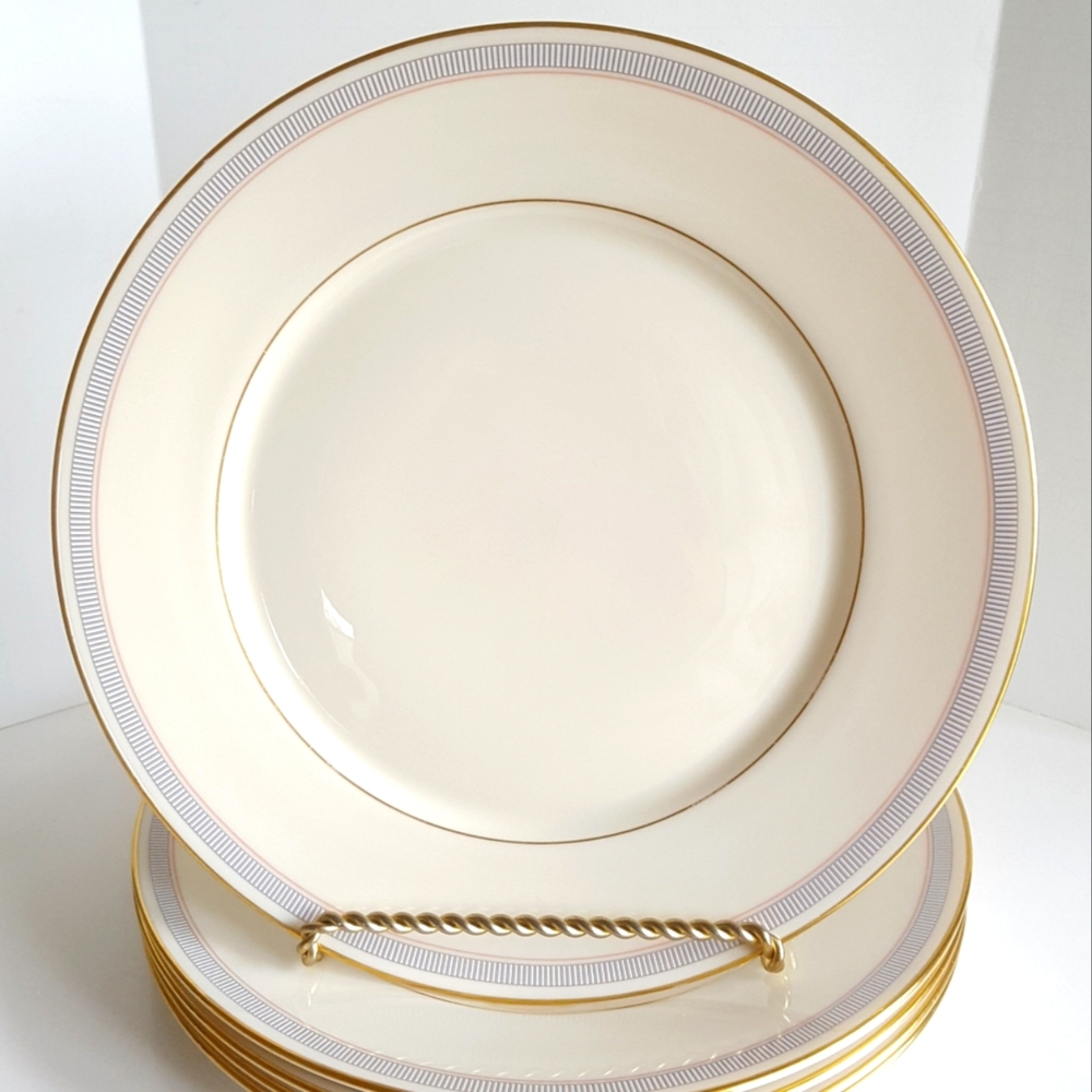LENOX Biltmore Porcelain Dinner Plates Set 5 💎